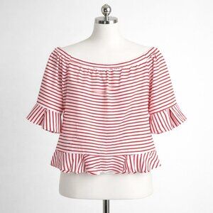 Jude Connally Off The Shoulder Bell Sleeve Top